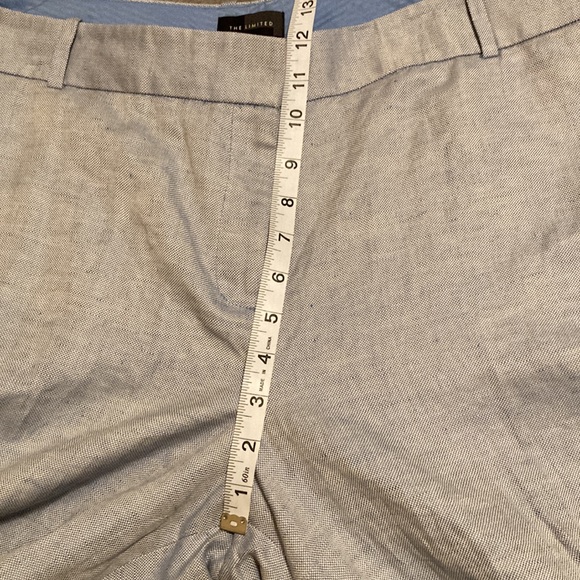 NWT THE LIMITED Pants Modern Crop Women’s Size 16  Linen & Cotton Blend - Picture 11 of 13